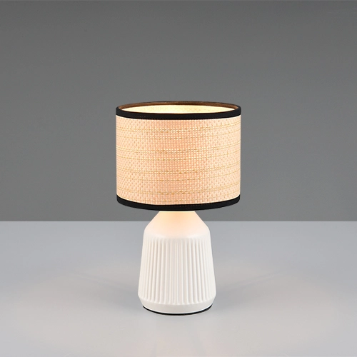 Tischlampe Formentera Ø 16 cm weiß Trio 4017807692105