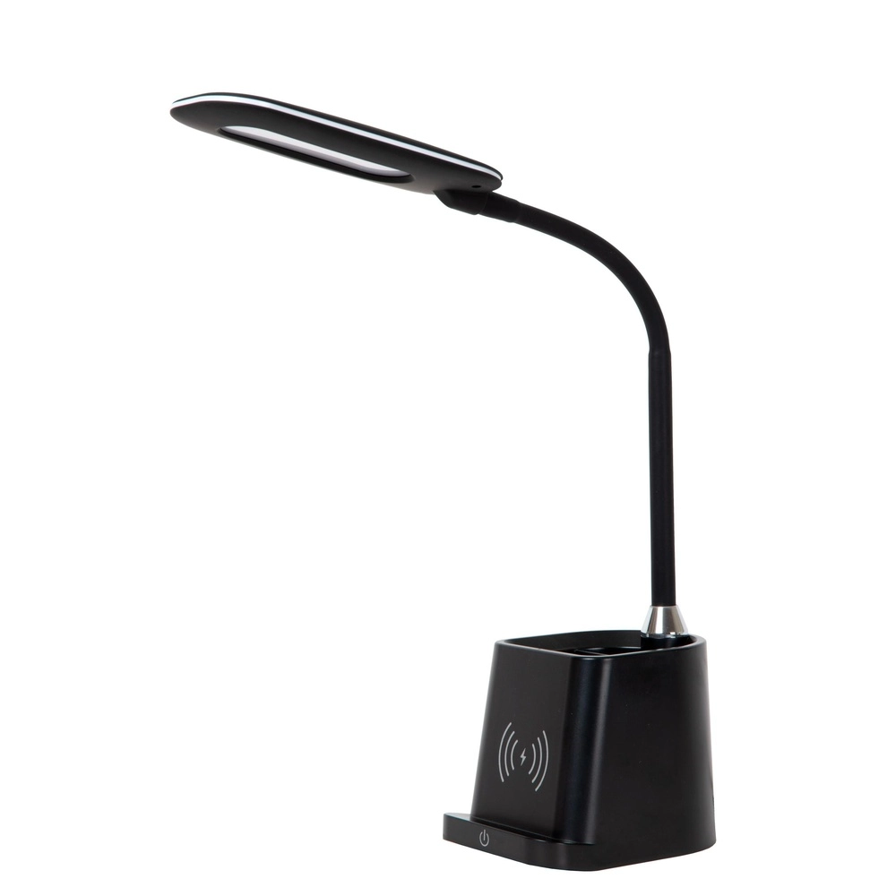 Schreibtischlampe Penny Mit drahtlosem Ladepanel schwarz