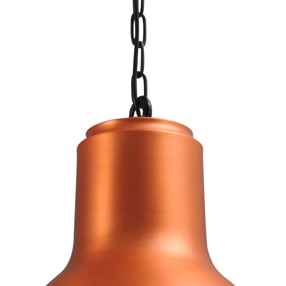 Pendelleuchte Industria 58 schwarz mit Kupferhaube Masterlight 8718121237534