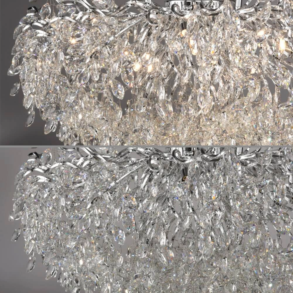 Kronleuchter Ricicle 120 cm Chrom Paul Neuhaus 4012248382080