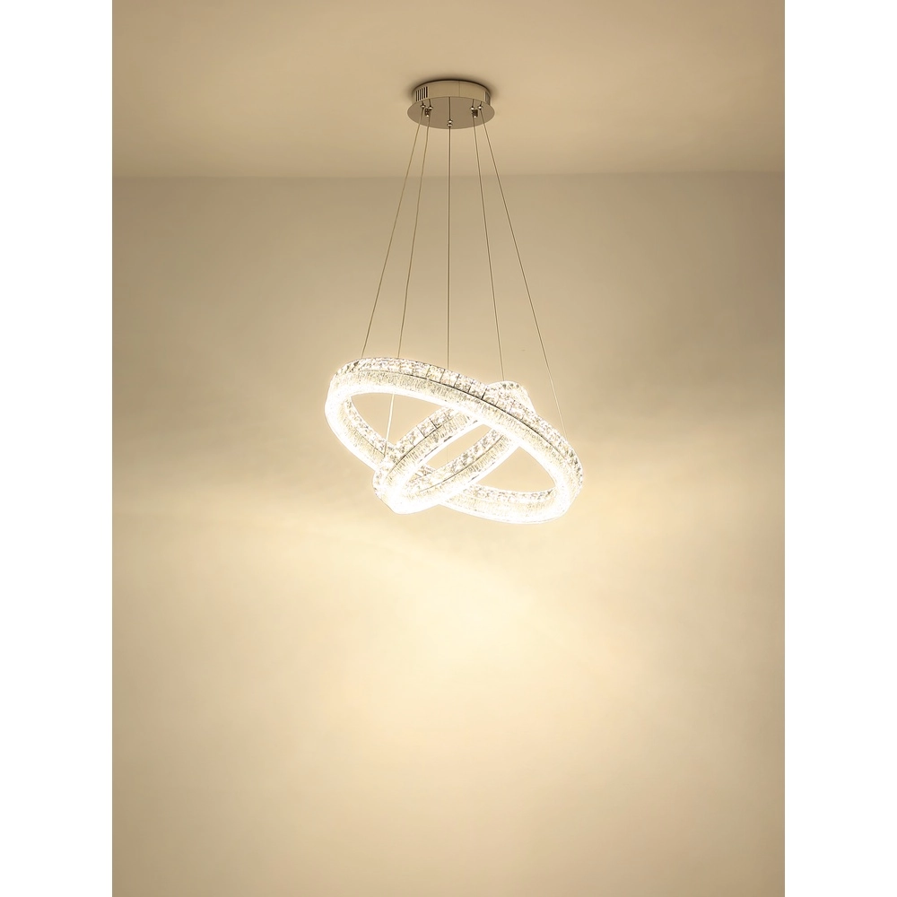 Pendellampe Laurel Chrom Ø 60cm Globo 9007371575770