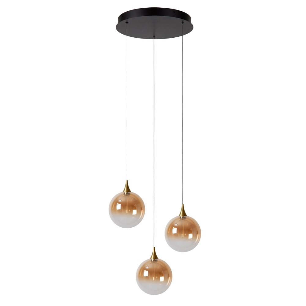 Design-LED-Pendelleuchten Gisela Fading – 3x Ø 16 cm Premium by Lucide 5411212134790