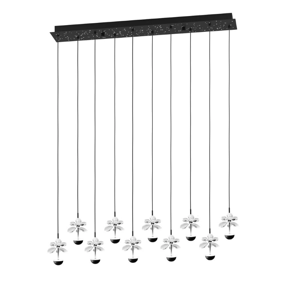 Schwarze Hängelampe Pianopoli 2 87cm x 12cm Stars of Light 9008606270224