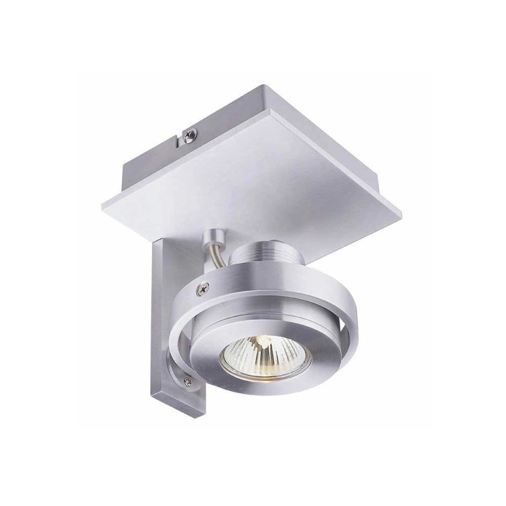 1-Lampen-Scheinwerfer Meist grau