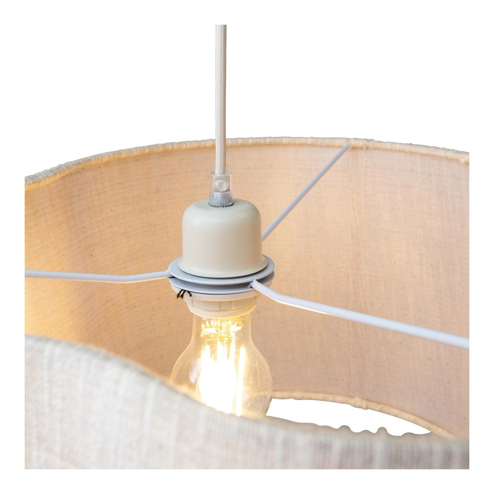 Organische Pendellampe Chantal Beige Lucide 5411212510112