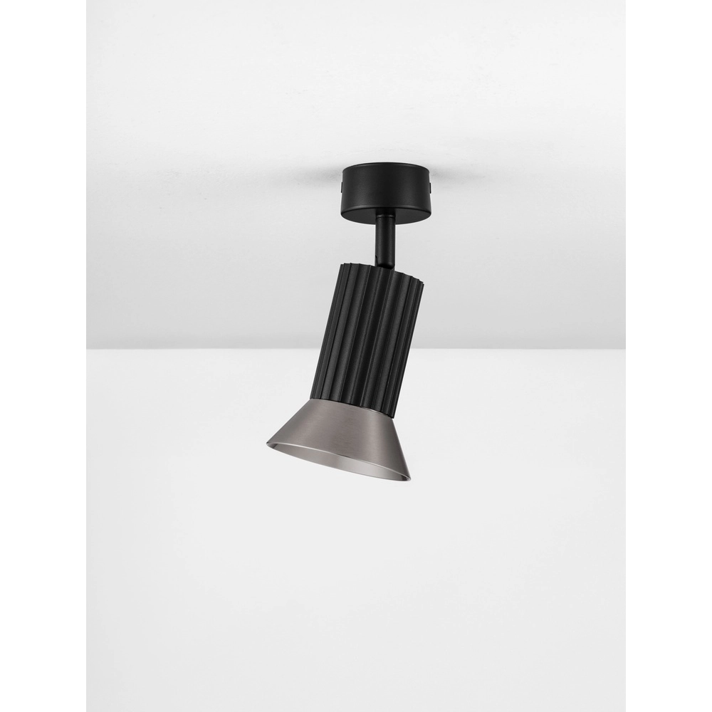 Deckenstrahler Luvia Orientierbares Schwarz mit Bronze Lyora 5212017475527