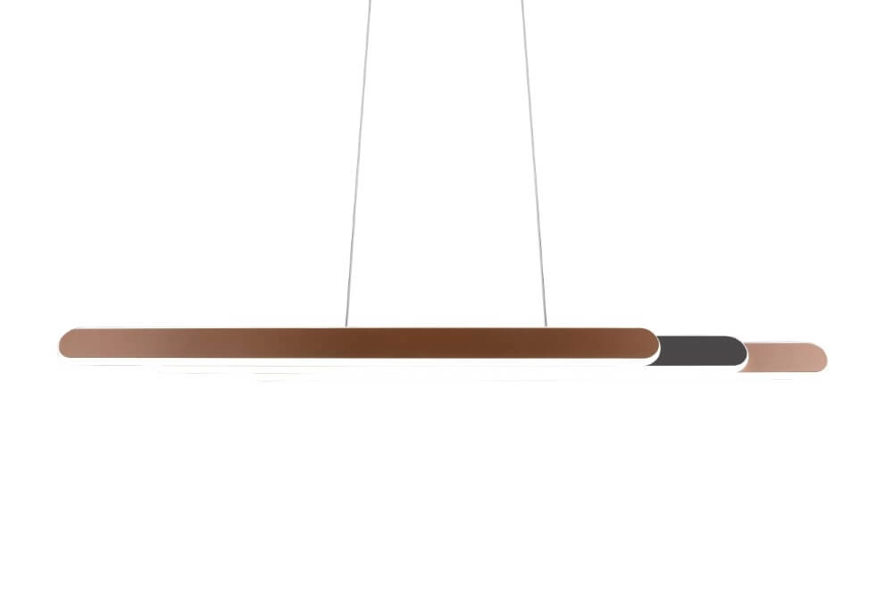Hängelampe Helios 130cm braun