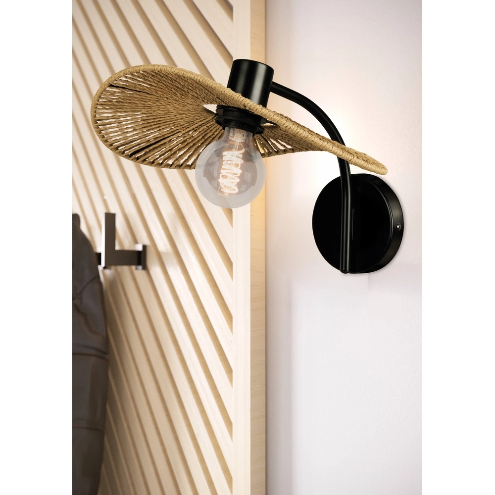 Rattan-Wandlampe Siruela Eglo 9002759319649