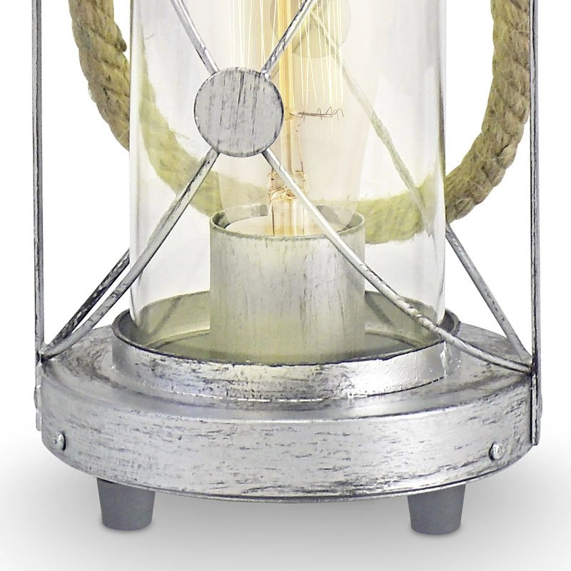 Tischlampe Bradford antikes Silber Eglo 9002759492847