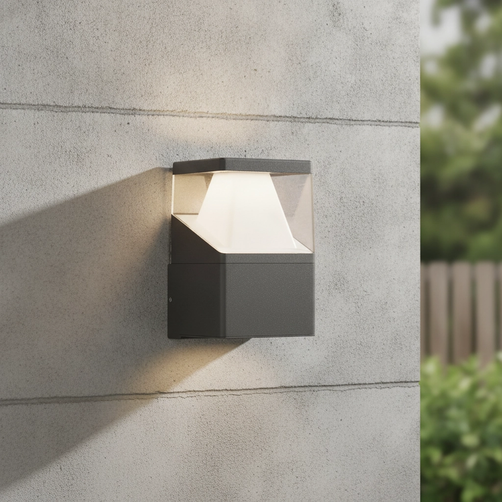 Wandleuchte Lock grau