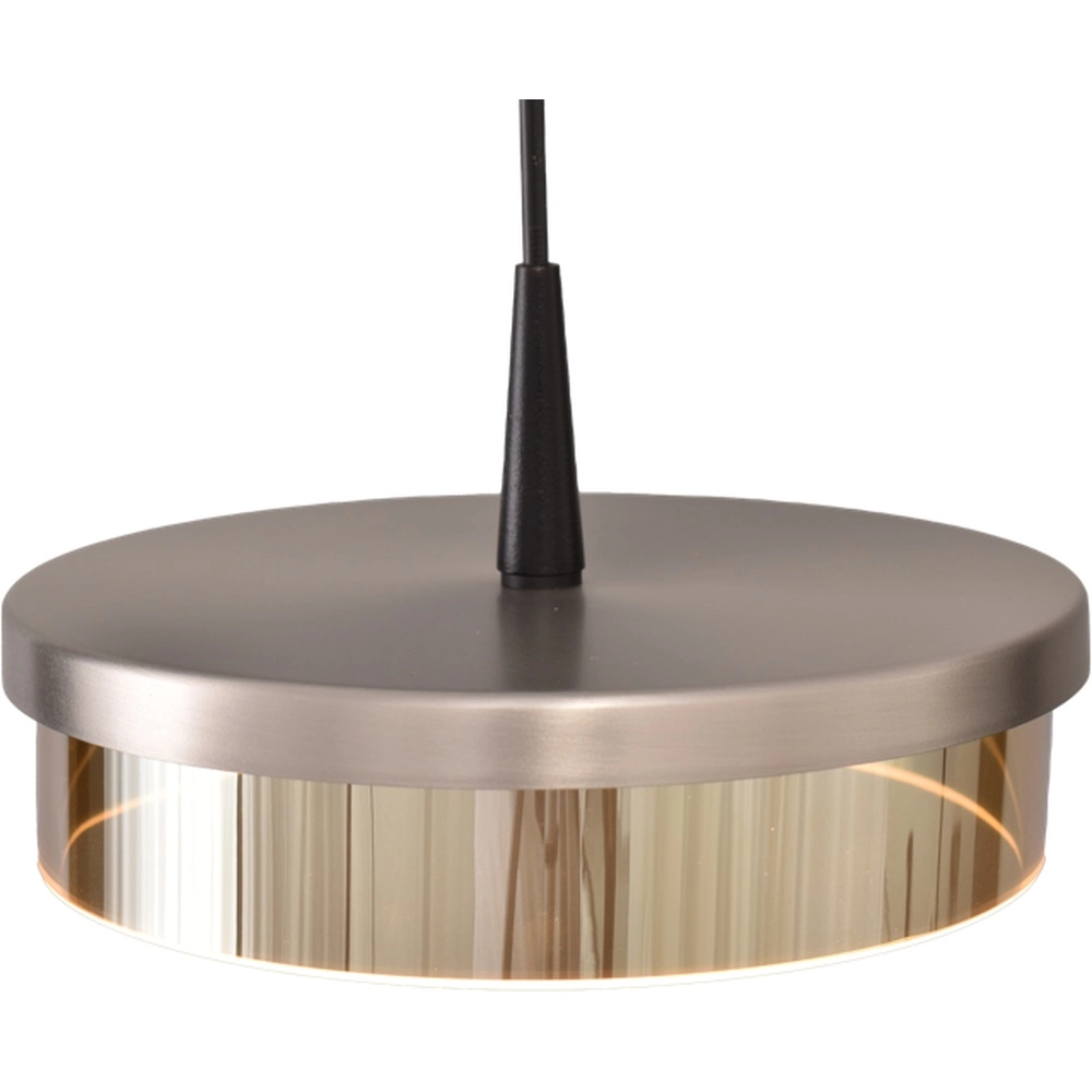 4-Licht Pendellampe Imperia 130 cm schwarz mit Nickel Masterlight 8718121359397