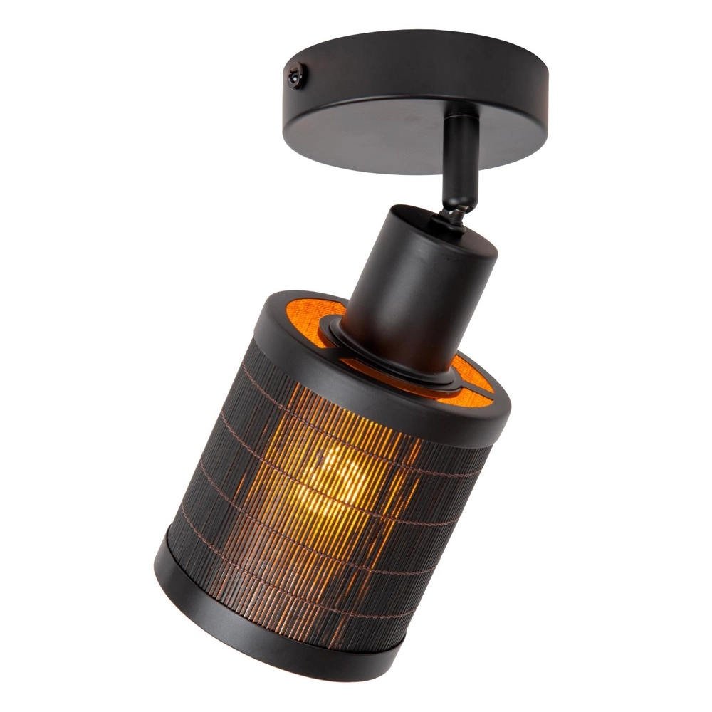 Deckenlampe Tagalog Ø 10cm schwarz Lucide 5411212211668