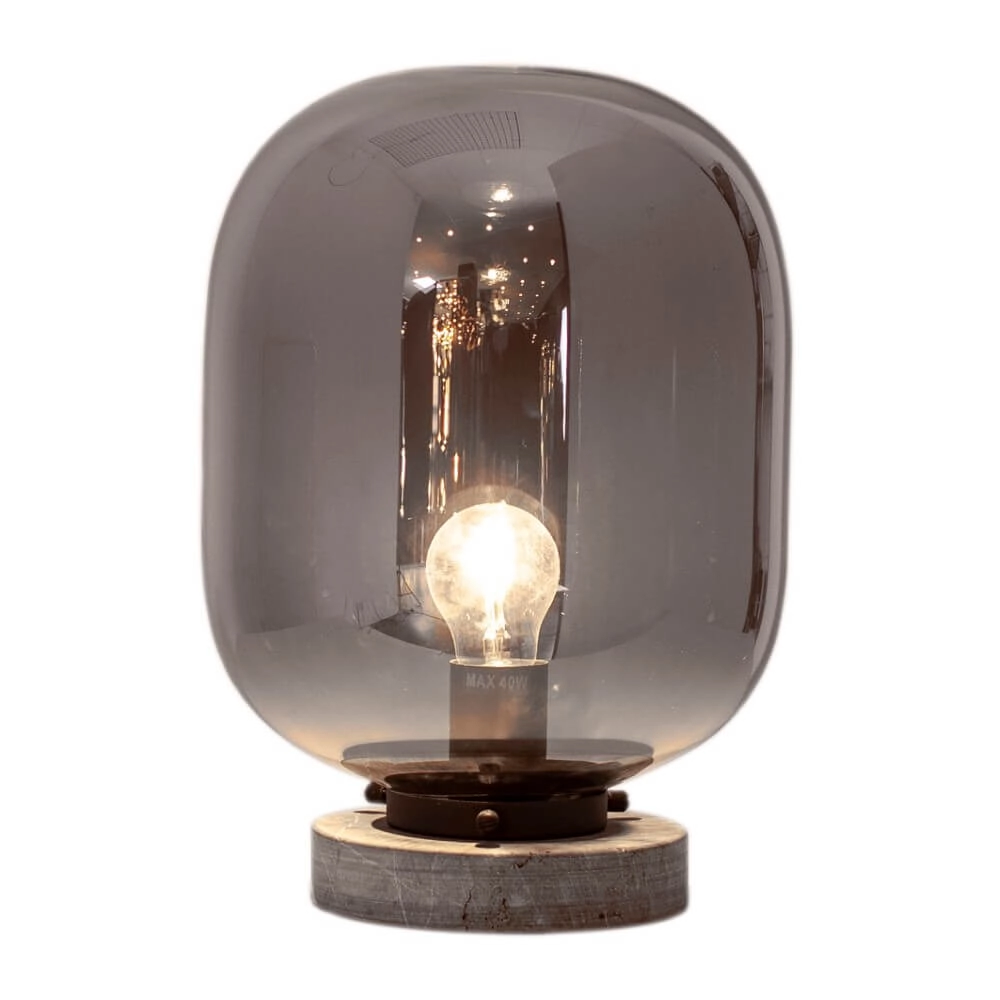 Tischlampe Leola Rauchglas By Rydéns 7391741020703