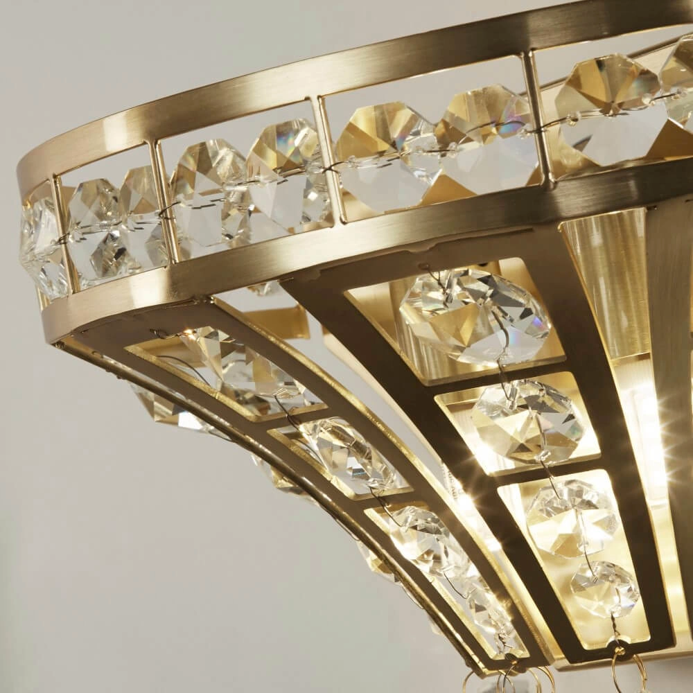 Wandlampe Gemma Gold Searchlight 5053423249933