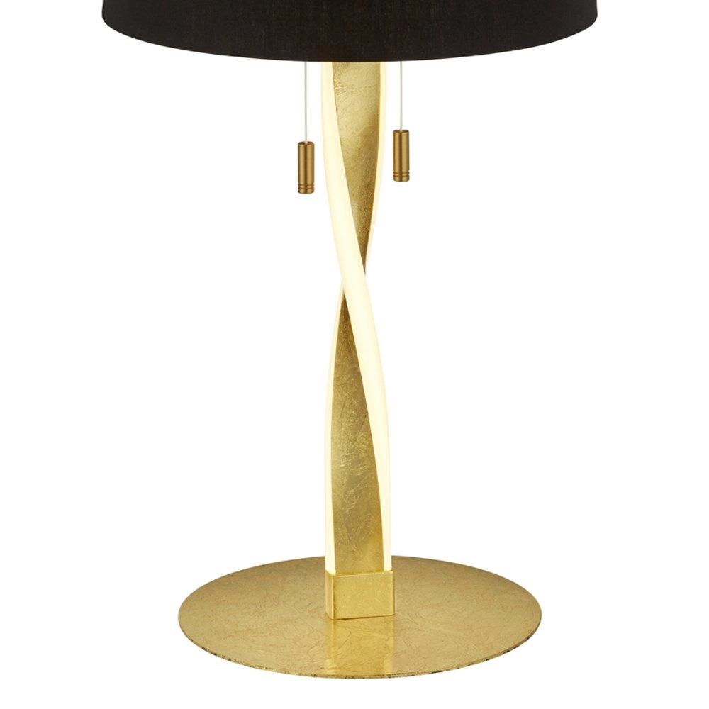 Tischlampe Nandor 62cm Gold Trio 4017807380460