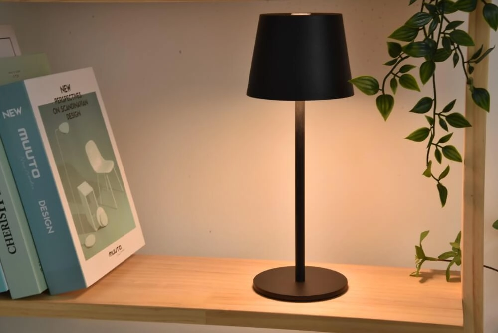 Schwarze Tischlampe Roble Design Lutec 6939412089539