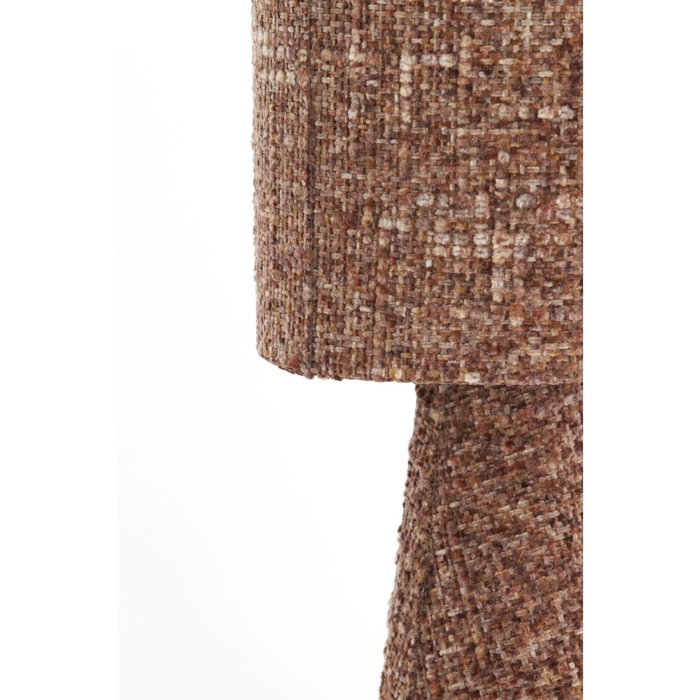 Boucle-Tischlampe Micky 58 cm – Burgunder Light & Living 8717807834197
