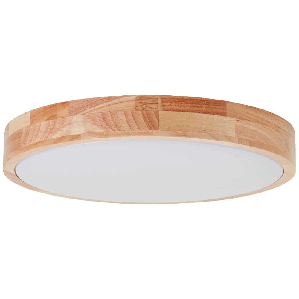 Deckenleuchte aus Holz Slimline Ø 39cm Brilliant 4004353396229