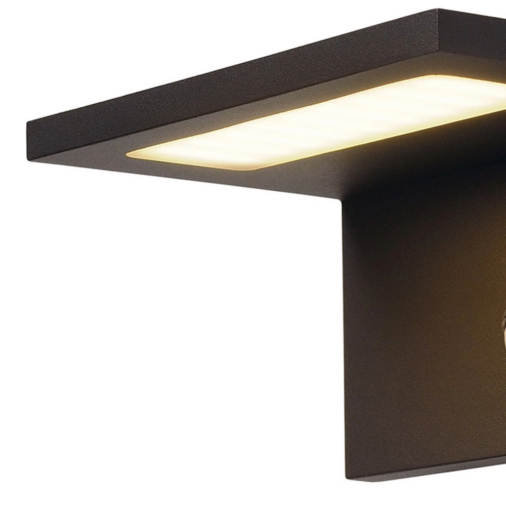 Wandleuchte Led Sensor Mit Bewegungssensor schwarz SLV 4024163221986