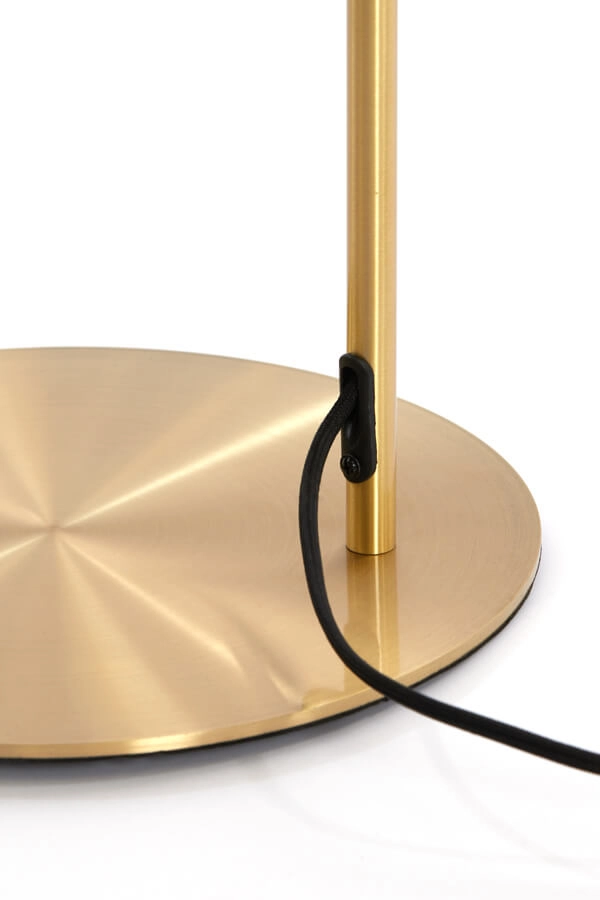 Goldene Stehleuchte Moroc Ø 30cm Light & Living 8717807686437