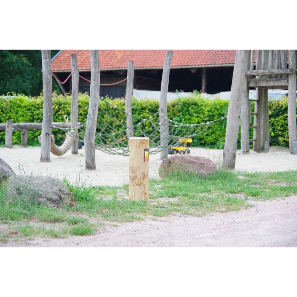 Holzwegbeleuchtung Piatto Kastanie – 65 cm – 2700.000 km Timberlab 8716803514027