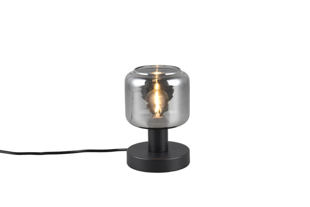 Tischlampe aus Rauchglas Mataro
