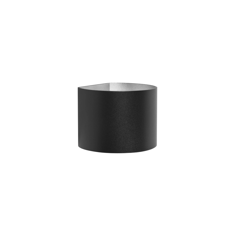 Wandstrahler Round schwarz