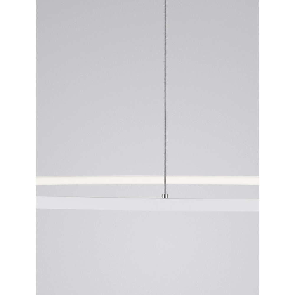 Runde Pendelleuchte Tarquin weiß Ø 100cm Lyora 5212017438331