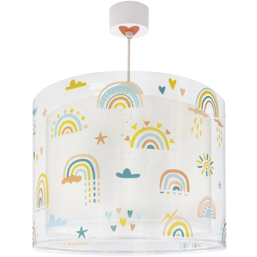 Pendelleuchte Rainbow rosa für Kinderzimmer