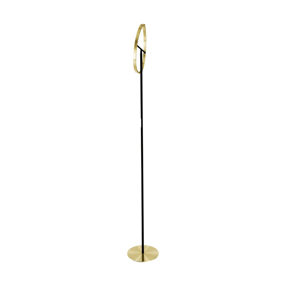 Design-Stehleuchte Castelpoto schwarz mit gold Eglo 9008606357307