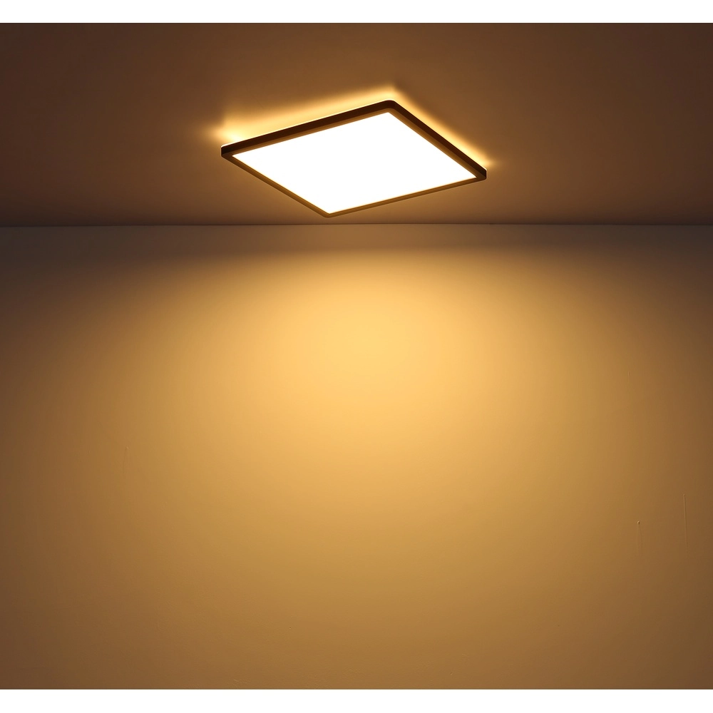 Deckenlicht Sapana Quadrat 42 cm Schwarz Globo 9007371429738