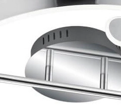 LED-Deckenleuchte Parma Chrom Trio 4017807525663
