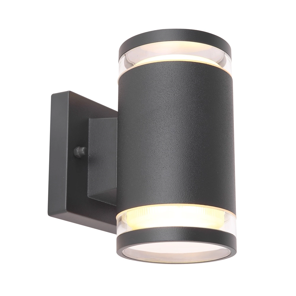 Moderne Wandlampe Alcala Anthrazit