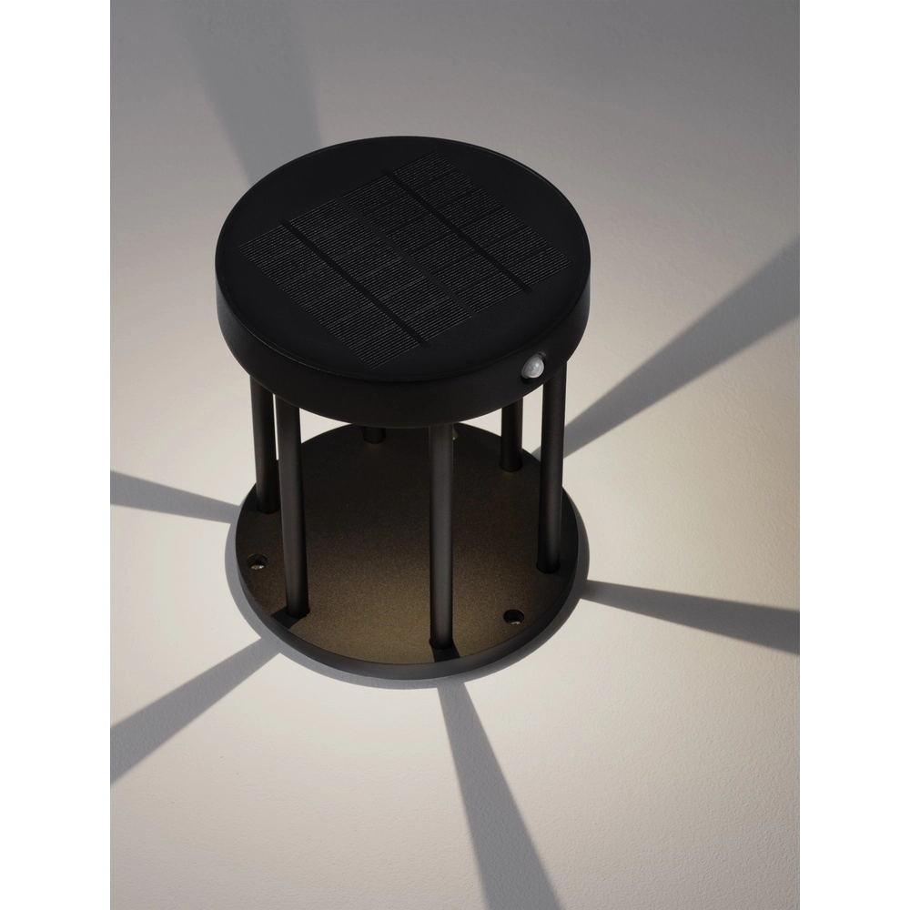 Solar-Gartenleuchte Aigo anthrazit 18cm Lyora 5212017449429