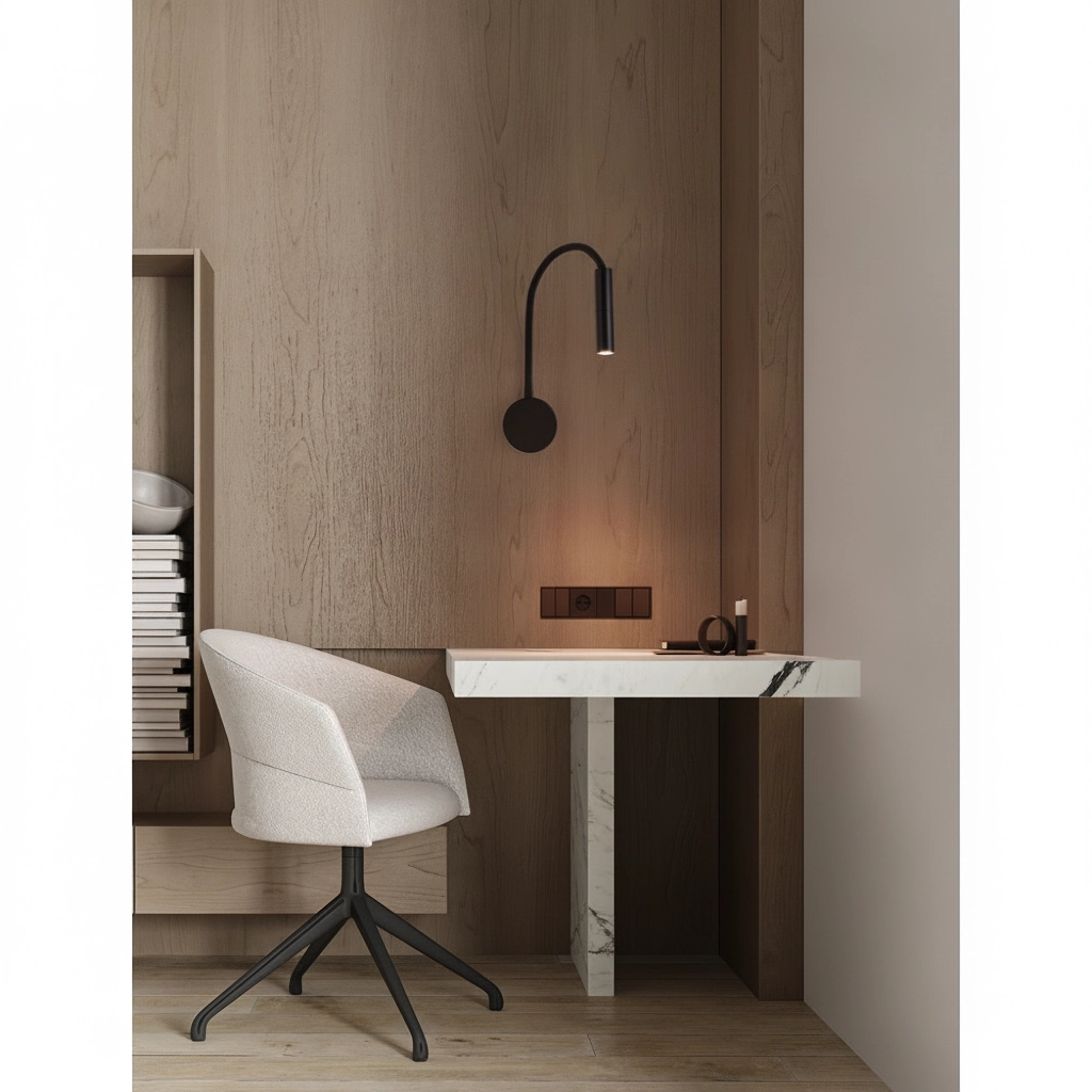 Nachttischlampe Sonica schwarz