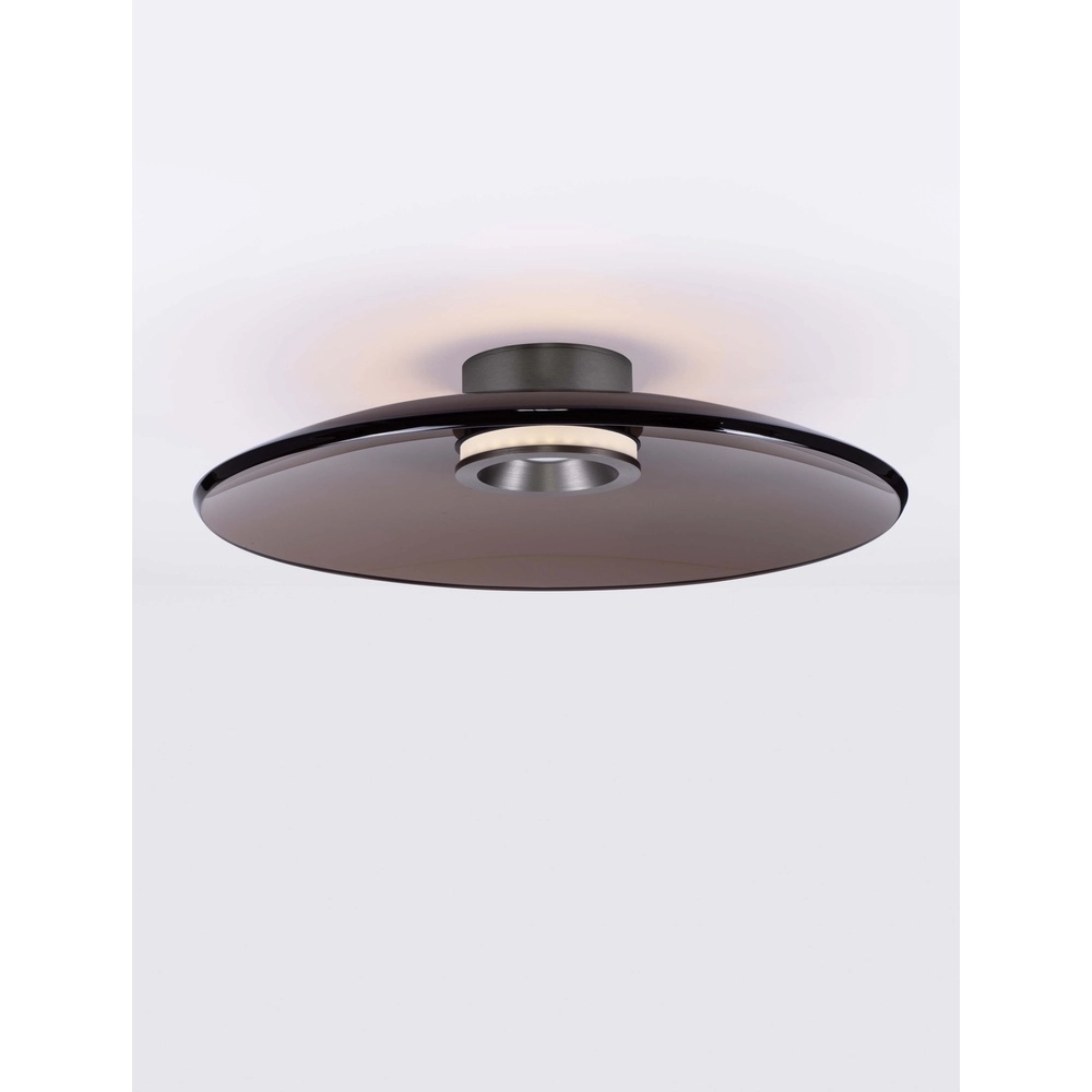 Deckenlampe Esti braunes Glas Ø 50cm
