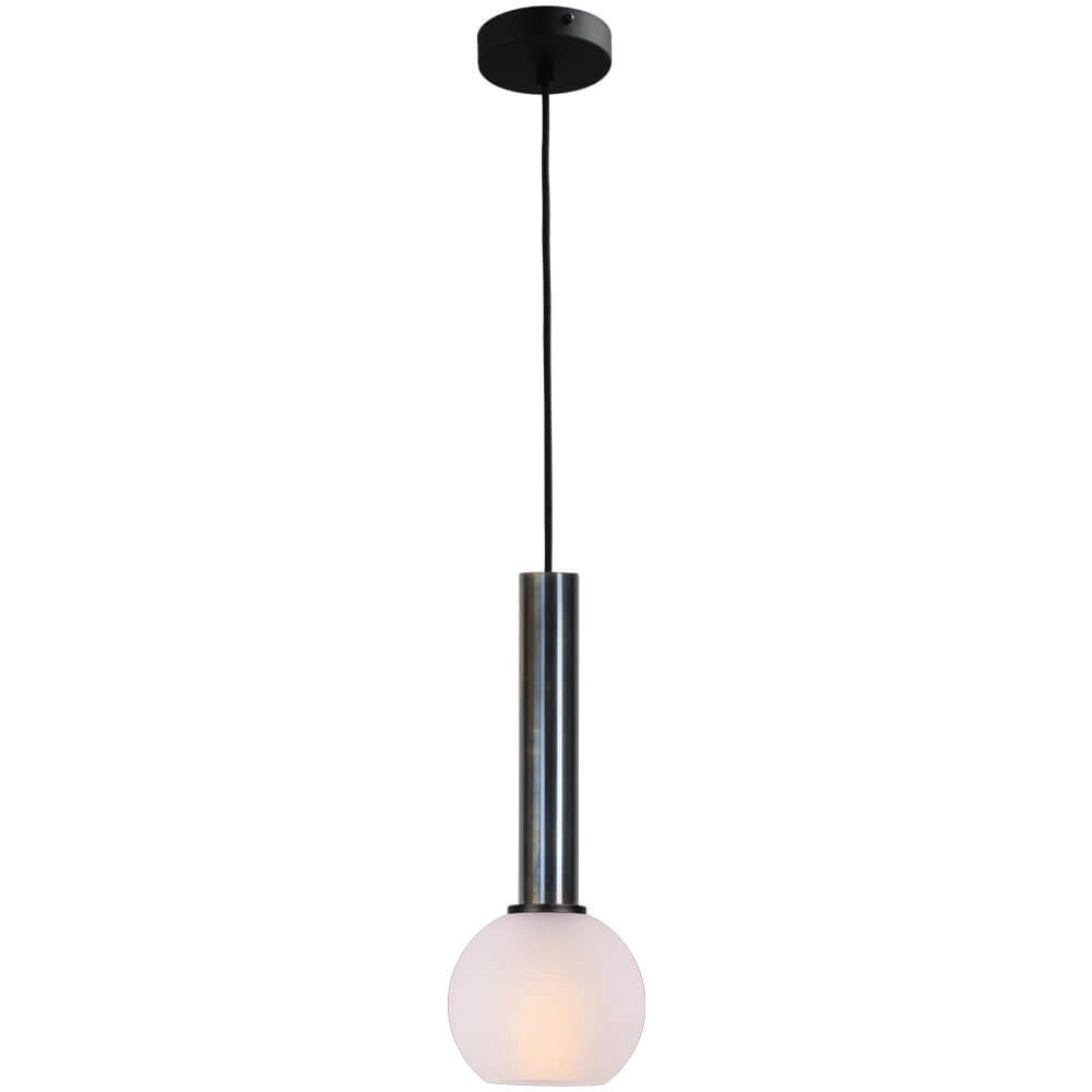 Hängelampe Ø 15cm Bella 2 Gesprenkeltes Öl mit mattweißem Glas