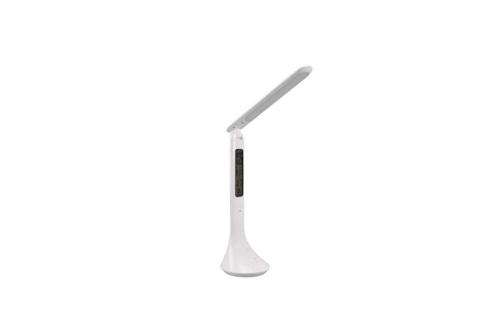 Tischlampe Patty weiß mit Alarmfunktion
