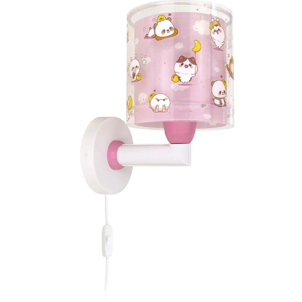 Wandleuchte für Kinder Kawaii Friends Pinkes Leuchten im Dunkeln Dalber 8420406002224