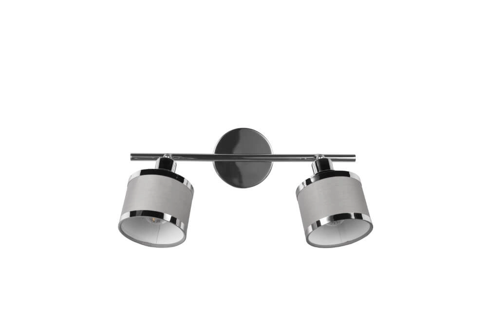 Design-Aufbaustrahler Arosa Nickel 2-flammig Trio 4017807581133