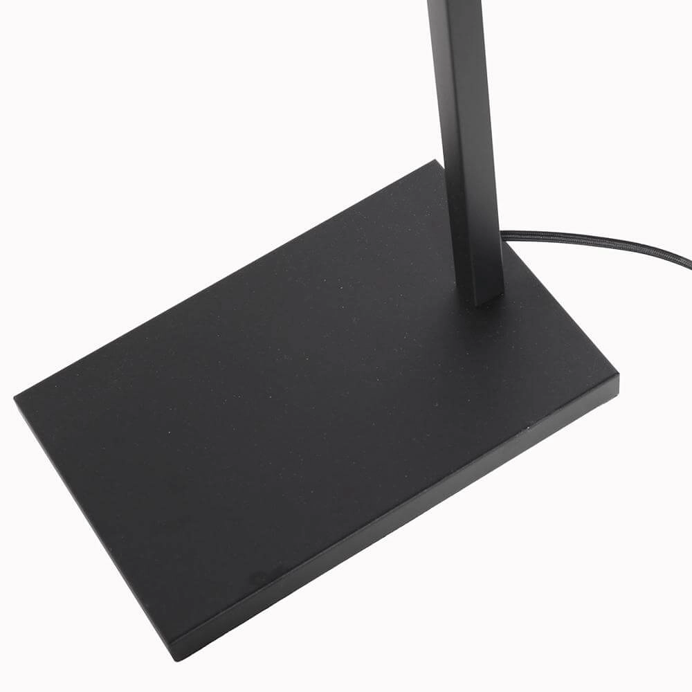 Stehlampe Vidrio schwarz mit Braunglas Steinhauer 8712746173741