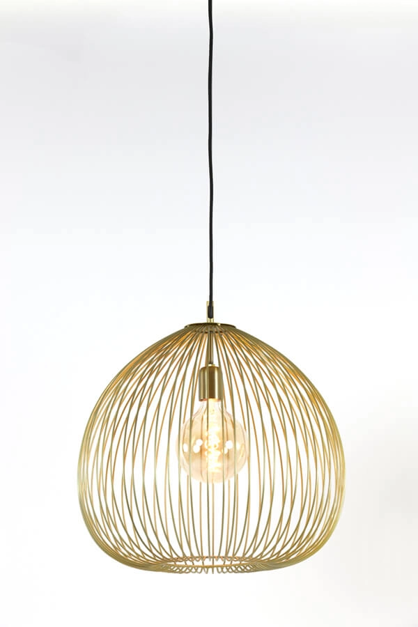 Goldene Pendelleuchte Rilana Ø 45cm Light & Living 8717807649777