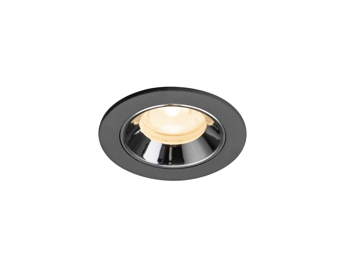 Einbau-Strahler Numinos XS Schwarz/Chrom 2700K - 40gr SLV 4024163314787