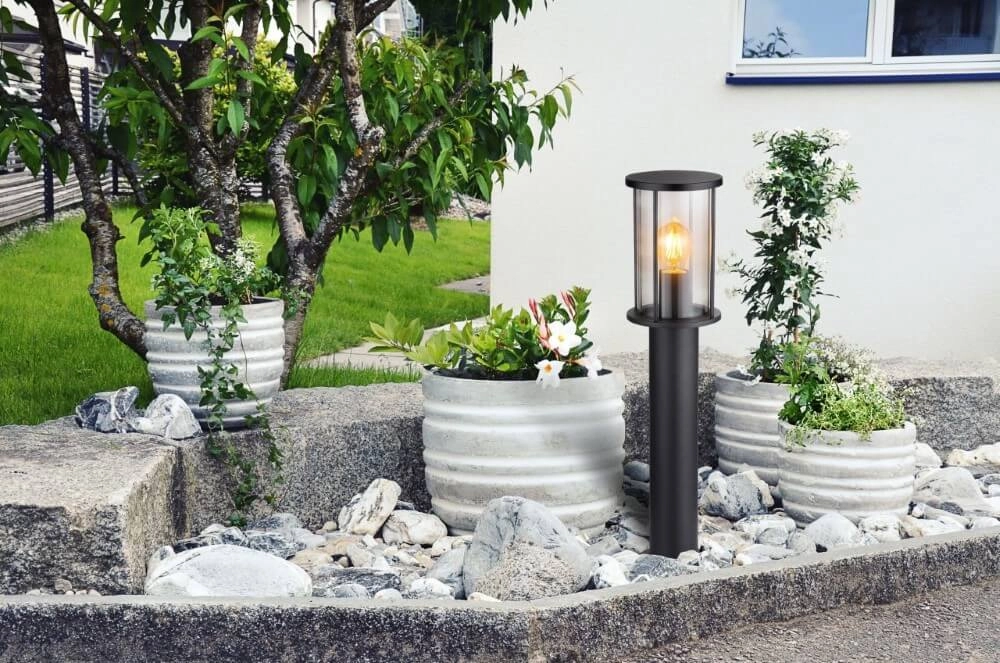 Stehlampe Gracey 60cm Rauchglas Globo 9007371444830