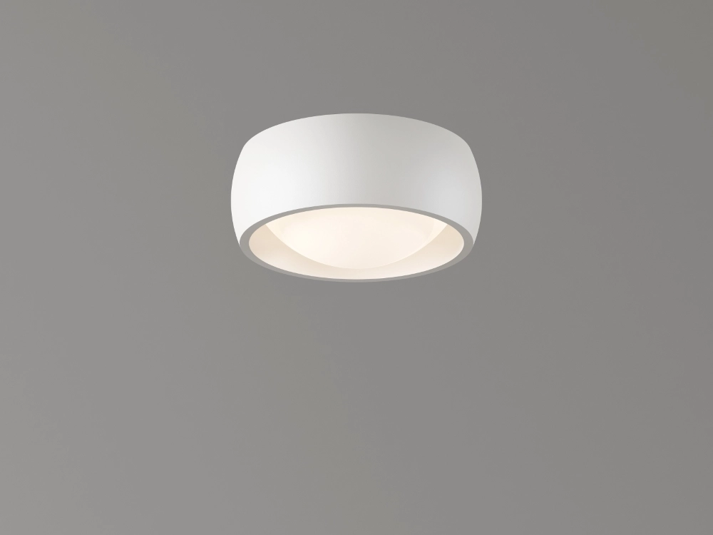 Elegante Deckenlampe Montana Ø15 cm – Weiß