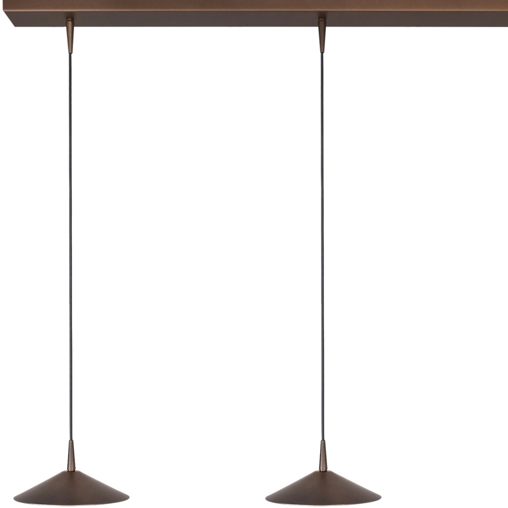 3-Licht Pendellampe Ceppo kakaobraun Ø 18 cm Masterlight 8718121349138