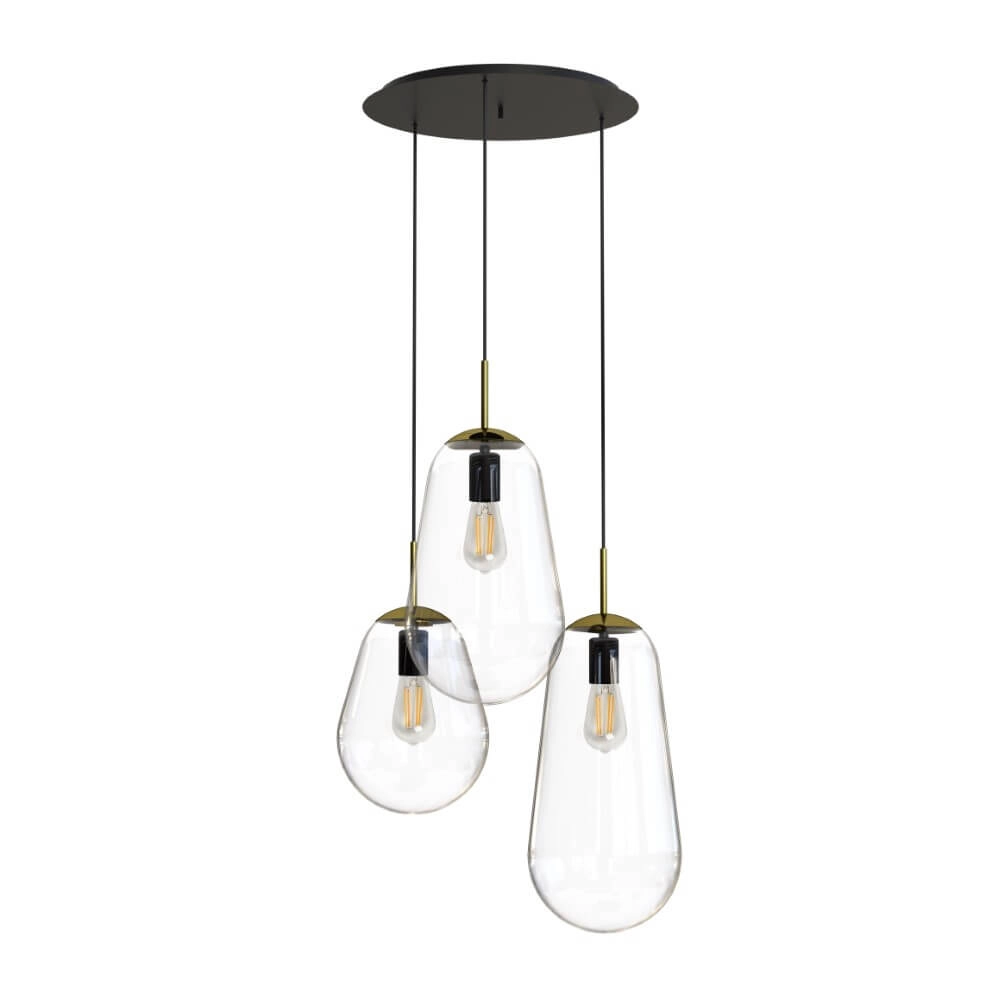 Loft-Hängelampe aus Glas Pear Lyora 5903139779494