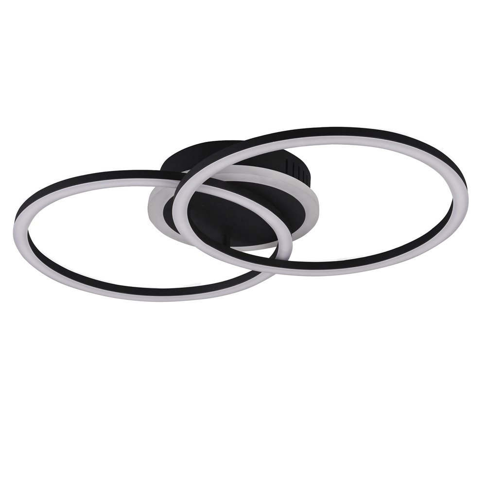 Schwarze Deckenlampe Venida