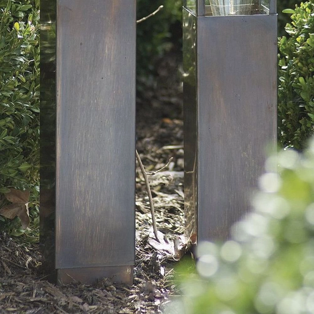 Ländliche Gartenlampe Vitrine 60cm Authentage 8716803505476