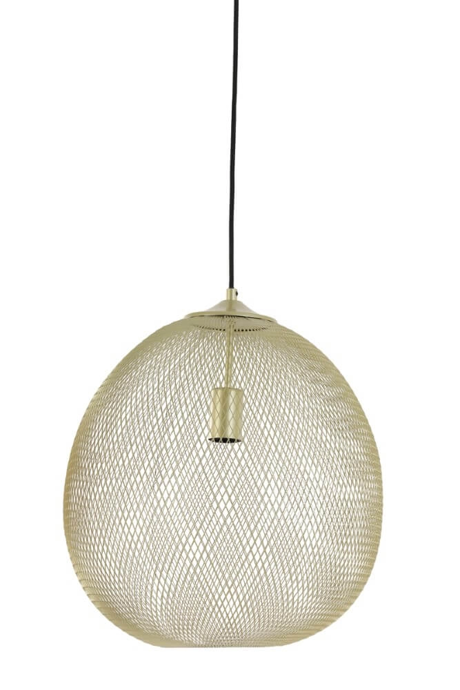 Goldene Pendelleuchte Moroc Ø 40cm Light & Living 8717807605216
